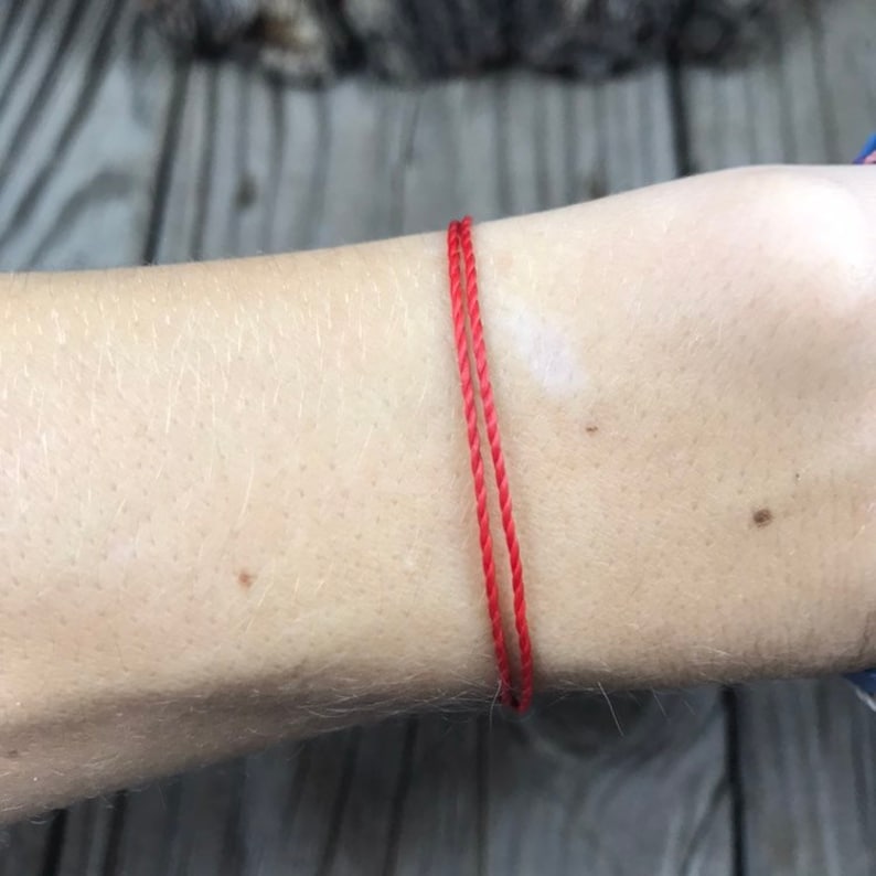 Adjustable String Bracelet / Slip Knot Bracelet / Wax String Etsy