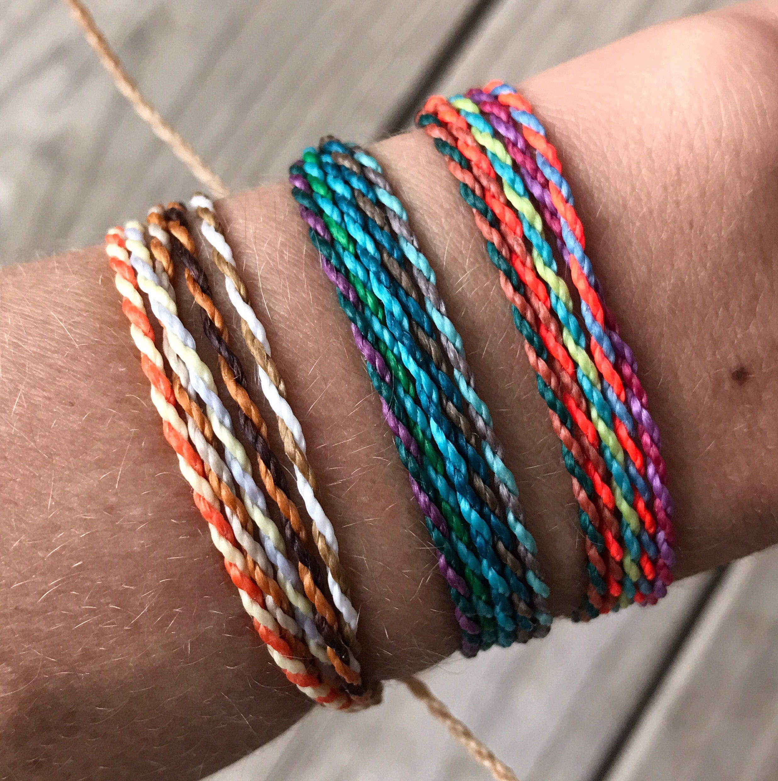 Wax String Friendship Bracelets