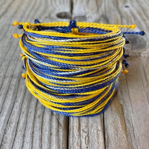 Michigan Football Bracelets  / University of Michigan / Football Bracelets / College Football Game Day Gear / Michigan Wolverines Bracelet