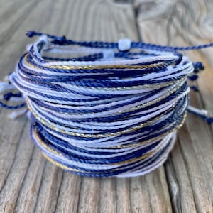 Penn State Lions Inspired Bracelets  / Lions Football / Football Bracelets / College Football Game Day Gear / We Are Penn State Bracelets