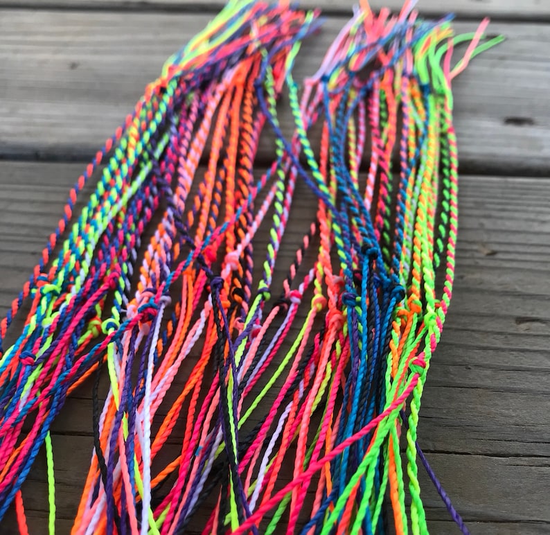 1 wish bracelet string bracelet wax string bracelet Etsy