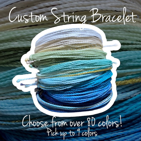 String bracelets etsy hot sale