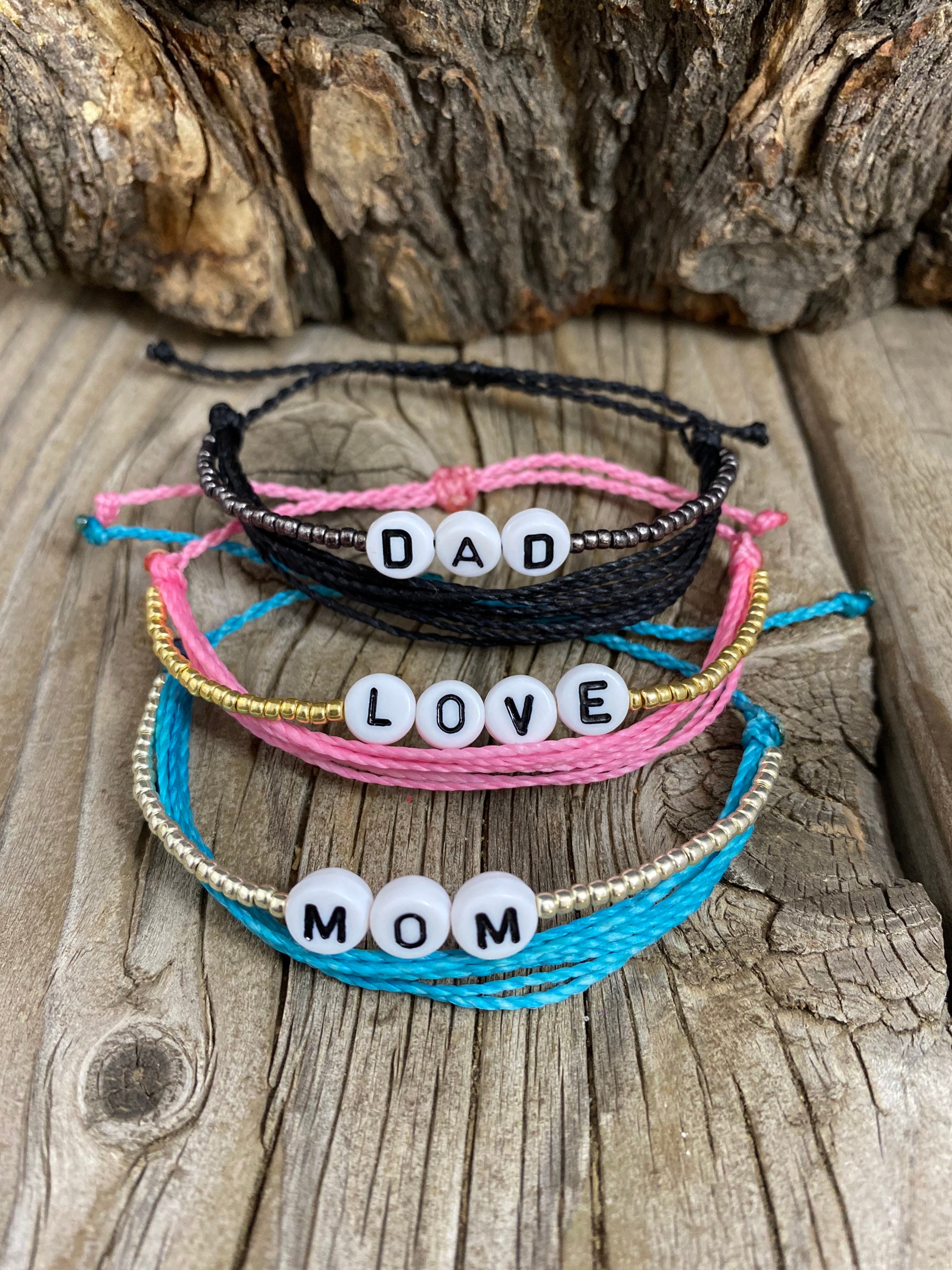 Friendship Bracelets With Name Beads Bracelet Kit Personalised