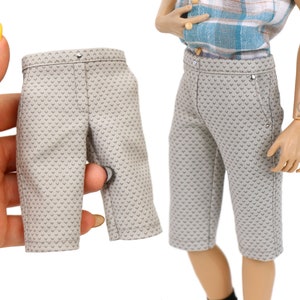 dollKEN 1:6 male doll GREY SHORTS