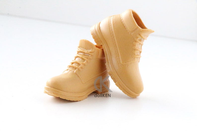 dollKEN 1:6 male doll 1 pair TIMBERLAND STYLE BOOTS 1 pair Solid colour