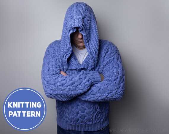 mens heavy cable knit sweater