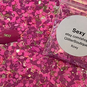 Sexy Specialty Glitter, Chunky Glitter, Cosmetic, Gel Nail Glitter, Nail Art, Resin Molds, Acrylic Nails, Cosmetic,Craft Glitter