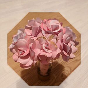 Paper flower bouquet