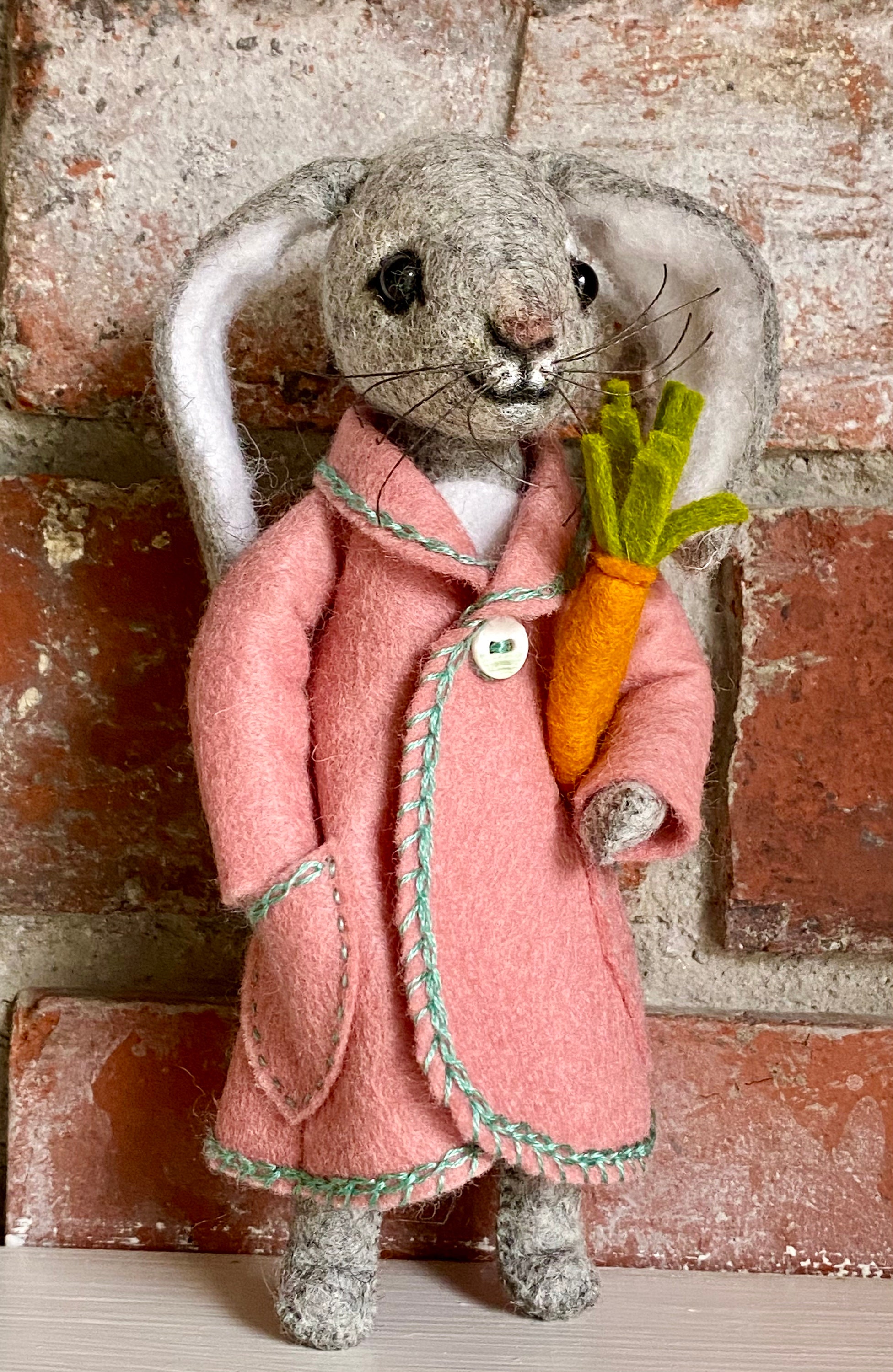 Nibbles the Rabbit Easter Bunny Collectible Wooley Cute Etsy