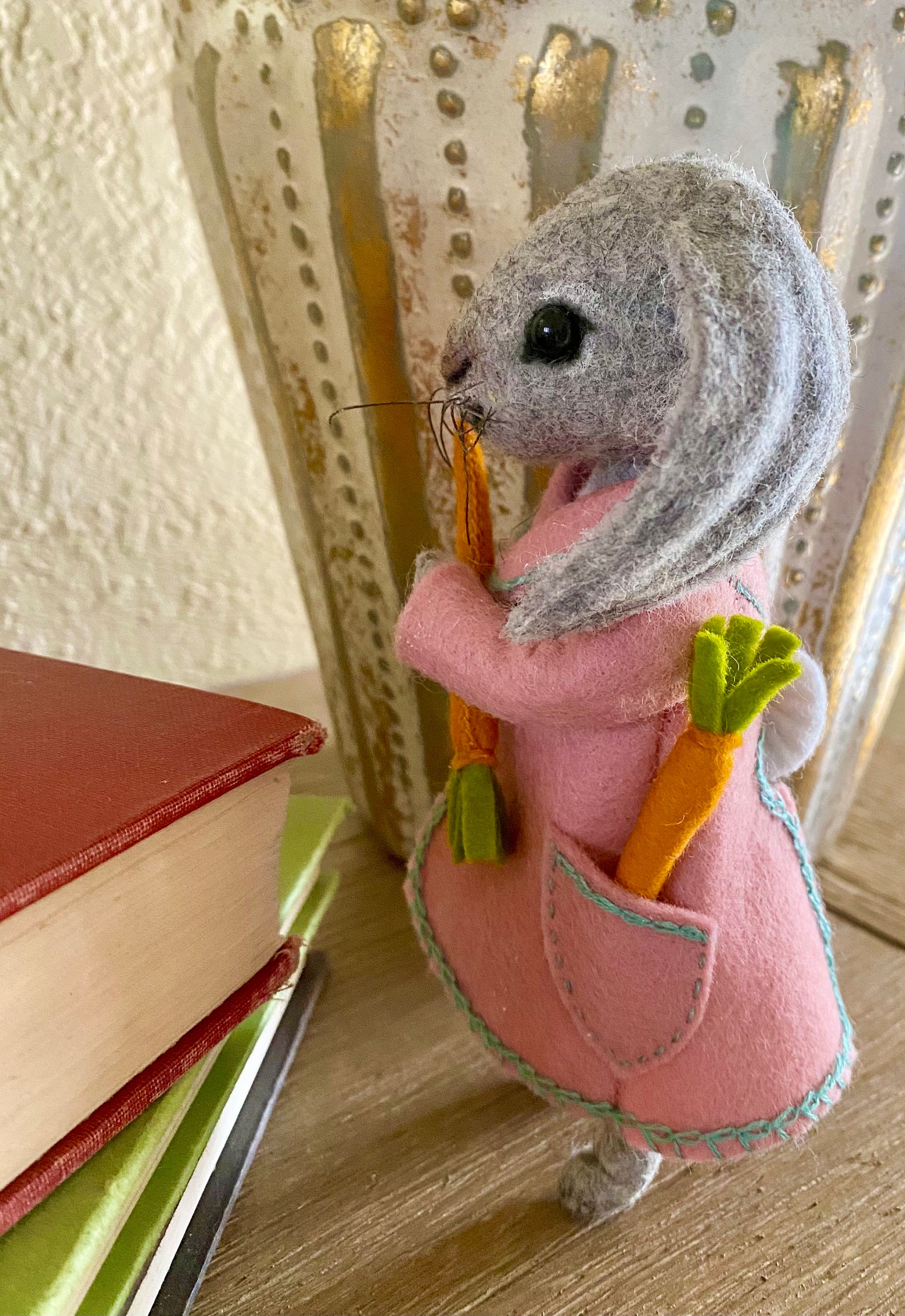 Nibbles the Rabbit Easter Bunny Collectible Wooley Cute Etsy