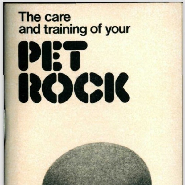 Pet Rock Owner's Care and Training Manual Instant Download pdf