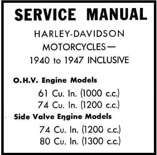 Harley Davidson 1936/1947 Knucklehead - The Garage Sale 44