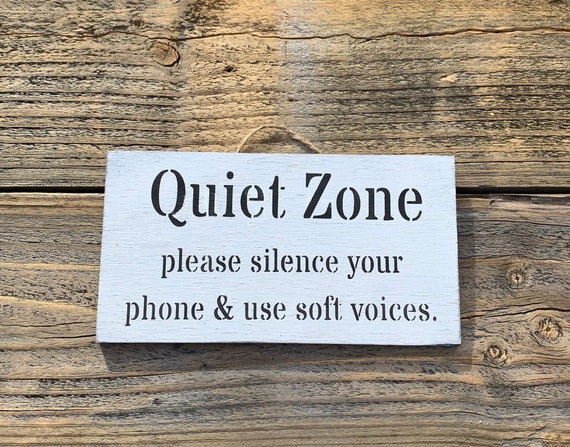 quiet zone silence namaste sign zen do not disturb in session sign door sign yoga sign spa sign custom wood signs peace please silence your cell phone sign