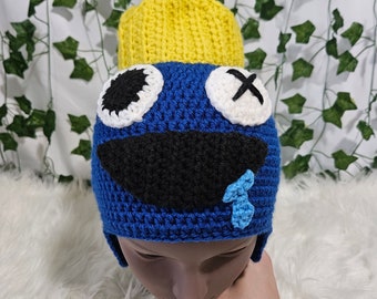 Blue Crochet Plush style2 (20cm) Custom Rainbow Friends Plush