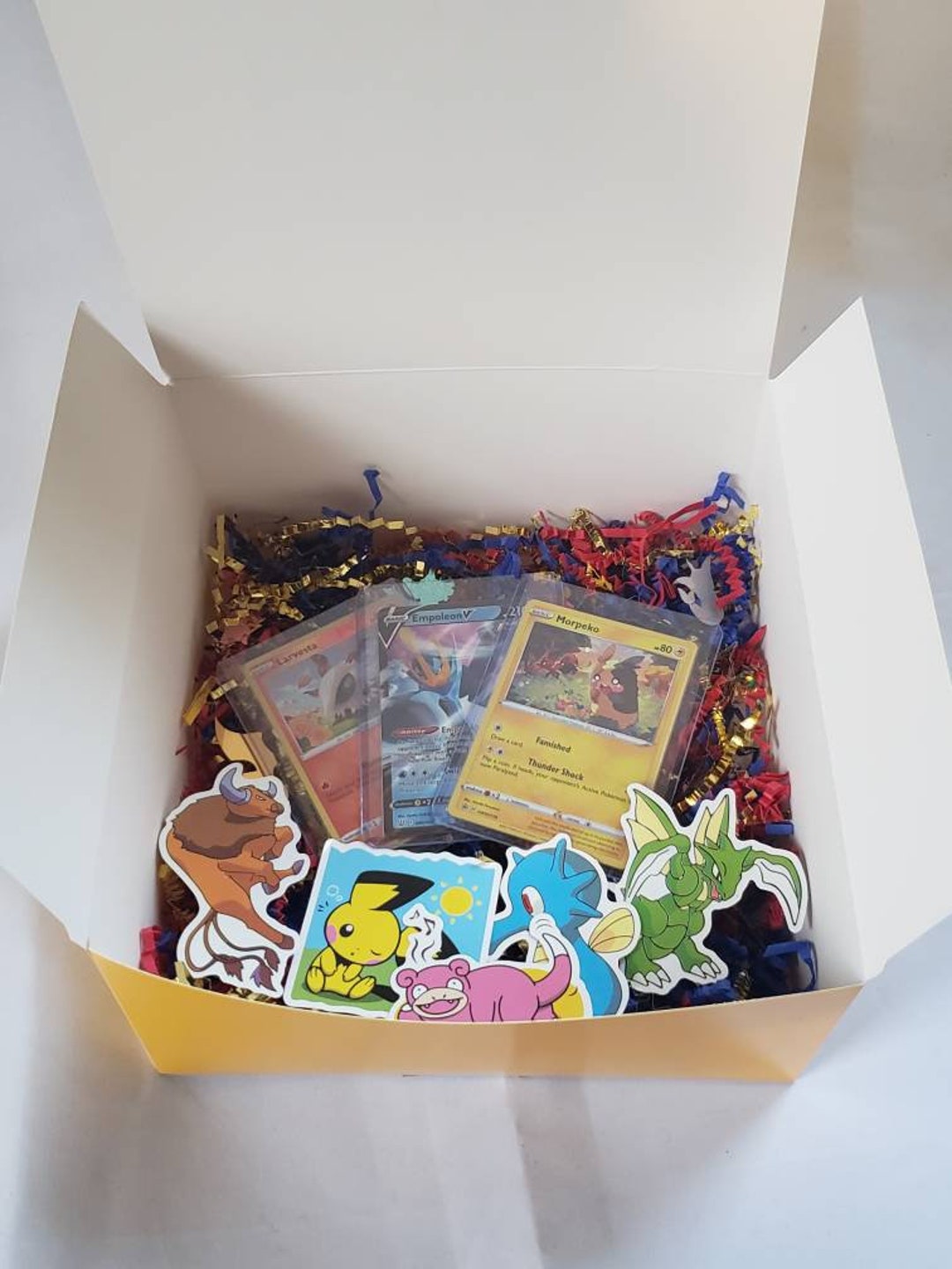 Pokemon Gift Box Handmade by Mrs Ts Crochet Confetti Gift Box Etsy