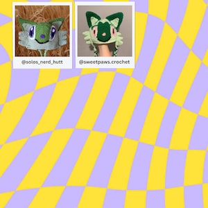 Crochet Pattern for Grassy Feline Monster Hat | PDF Download Only | image 7