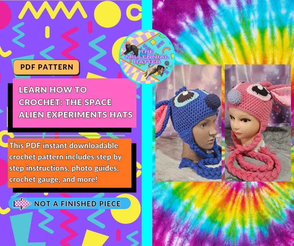Crochet Alien Hat Pattern