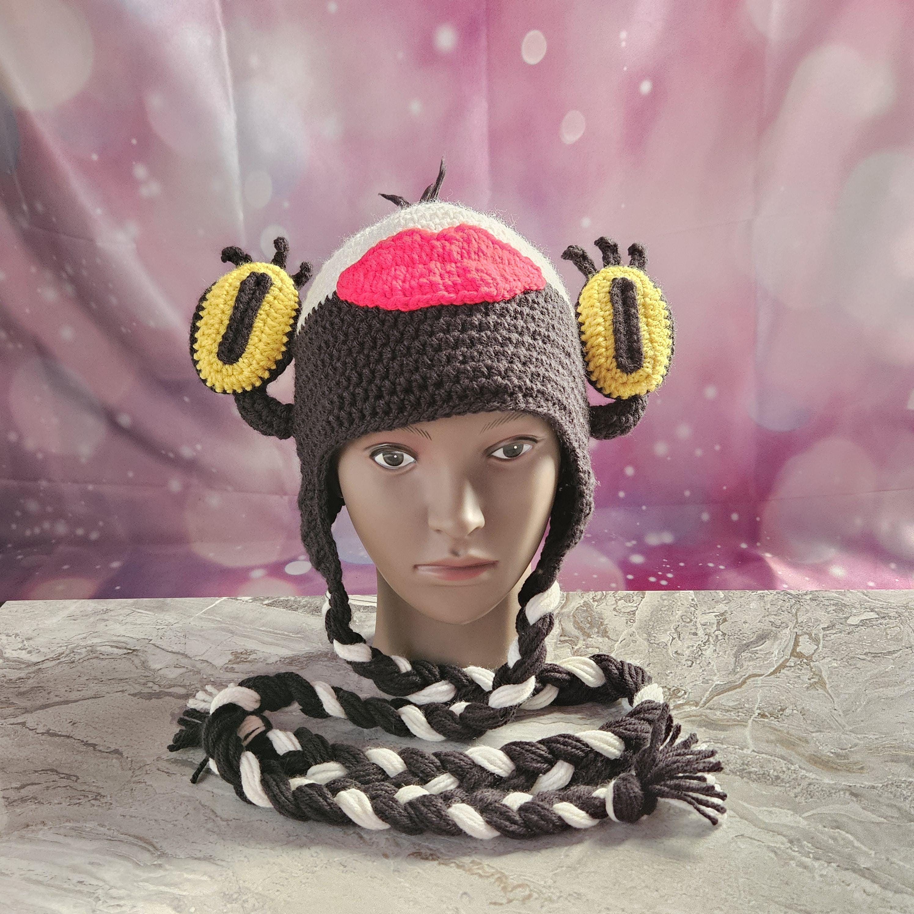 Premade Crochet Oblina Aaahh Real Monsters Large Sized Character Hat With  Ear Flaps and Strings - Etsy