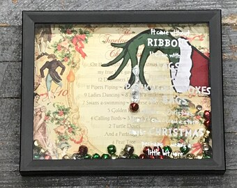 Christmas shadow box | Etsy