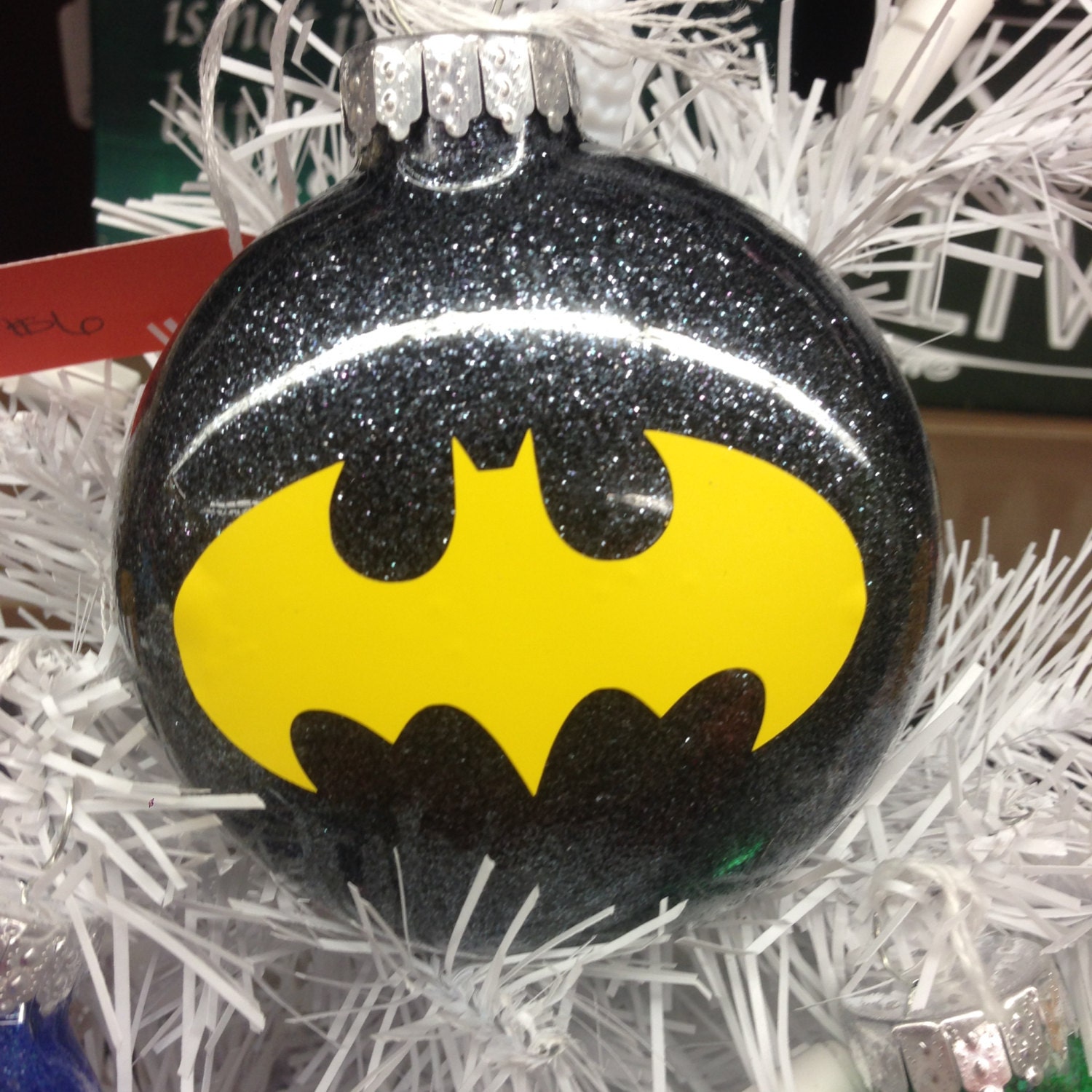 Holiday Christmas Tree Ornament Marvel Comic Superhero Batman | Etsy