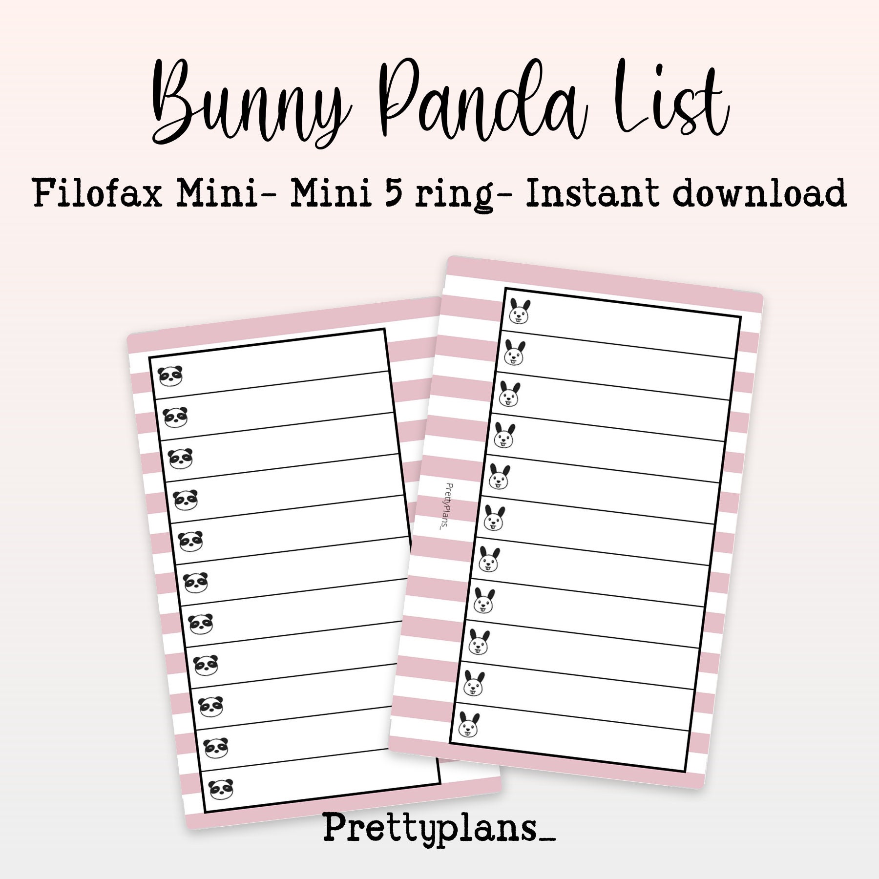 Printable Cute Cat Daily Planner, Cute Cat Theme Day Planner, Cute Cat  Undated Filofax Inserts, Cute Cat Planner Inserts, Instant Download