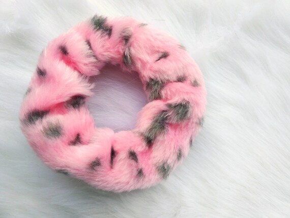 Fuzzy Scrunchies Fuzzy Hair Ties Scrunchies Pack Fuzzy Hair Etsy