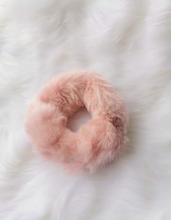 Fuzzy Scrunchies Fuzzy Hair Ties Scrunchies Pack Fuzzy Hair Etsy