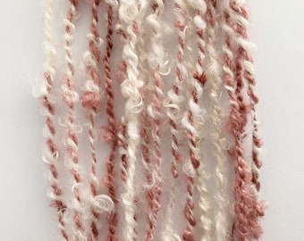 Hilado de arte hilado a mano; cerraduras de mohair teñidas de plantas; hilo texturizado; tejido de hilo; teñido naturalmente; dos ply