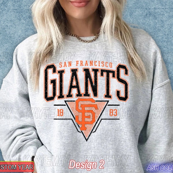 San Francisco Baseball-Sweatshirt | Vintage San Francisco Baseball Sweatshirt | Baseball-Fan-Shirt | San Francisco Giants Sweatshirt