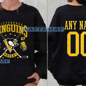 Vintage Pittsburgh Penguins Sweatshirt Sidney Crosby shirt Pittsburgh Hockey shirt Penguins Hockey Sweatshirt Evgeni Malkin shirt image 1