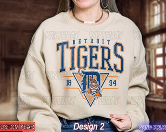 Detroit Baseball Sweatshirt | Vintage Detroit baseball Sweatshirt | Baseball Fan shirt | Detroit Tigers Sweatshirt | EST 1894