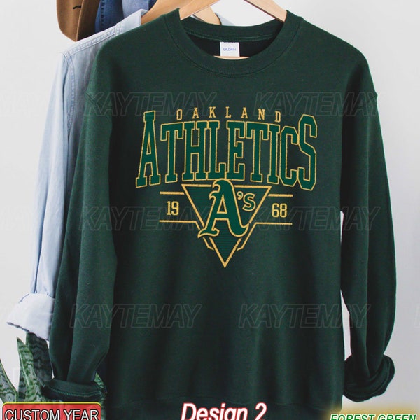 Oakland Baseball Sweatshirt | Vintage Oakland baseball Sweatshirt | Baseball Fan shirt | Oakland Athletics Sweatshirt | EST 1968