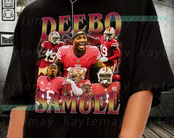 Vintage Deebo Samuel shirt, San Francisco Football Shirt, Vintage 90s, Custom Bootleg shirt, Homage Tee, Deebo Samuel, Overszied Tshirt