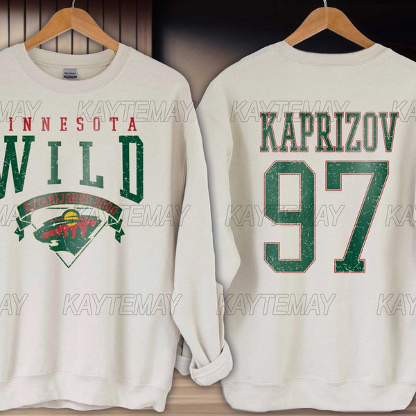 Vintage Minnesota wild sweatshirt | Kirill Kaprizov-shirt | Minnesota Hockey Fan-shirt | Wild hockeysweater | Matt Boldy-shirt