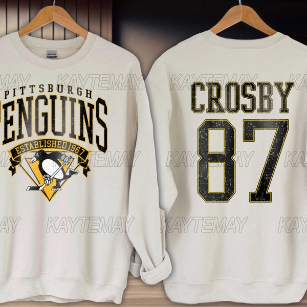 Vintage Pittsburgh Penguins Sweatshirt | Sidney Crosby shirt | Pittsburgh Hockey shirt | Penguins Hockey Sweatshirt | Erik Karlsson shirt