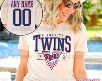 Custom Minnesota Baseball Tee, Minnesota Twins Tee, Minnesota baseball shirt, Custom Baseball Shirt, Personalized Baseball Number