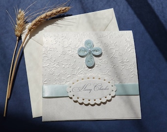 dove christening invitation boy and girl baptism etsy
