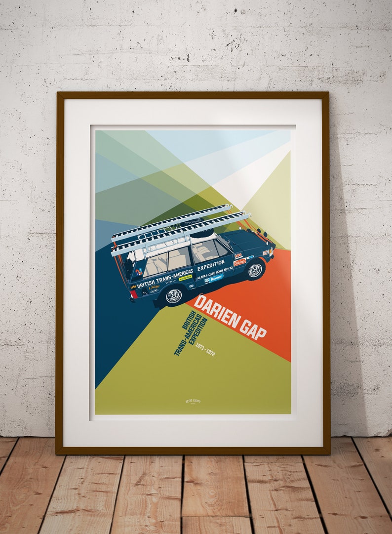 Range Rover Darien Gap Poster - Etsy
