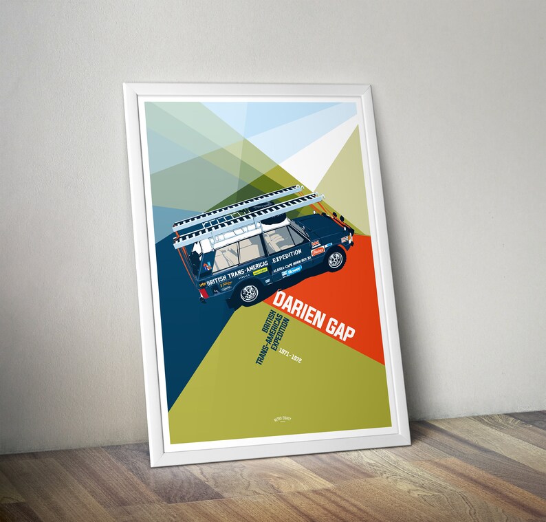 Range Rover Darien Gap Poster - Etsy