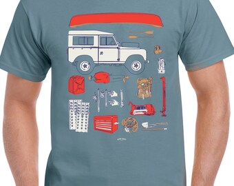 Vintage 4x4 t-shirt 'Overland Division' t-shirt