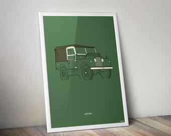 1950's Classic British 86" Series One Overland Vehicle