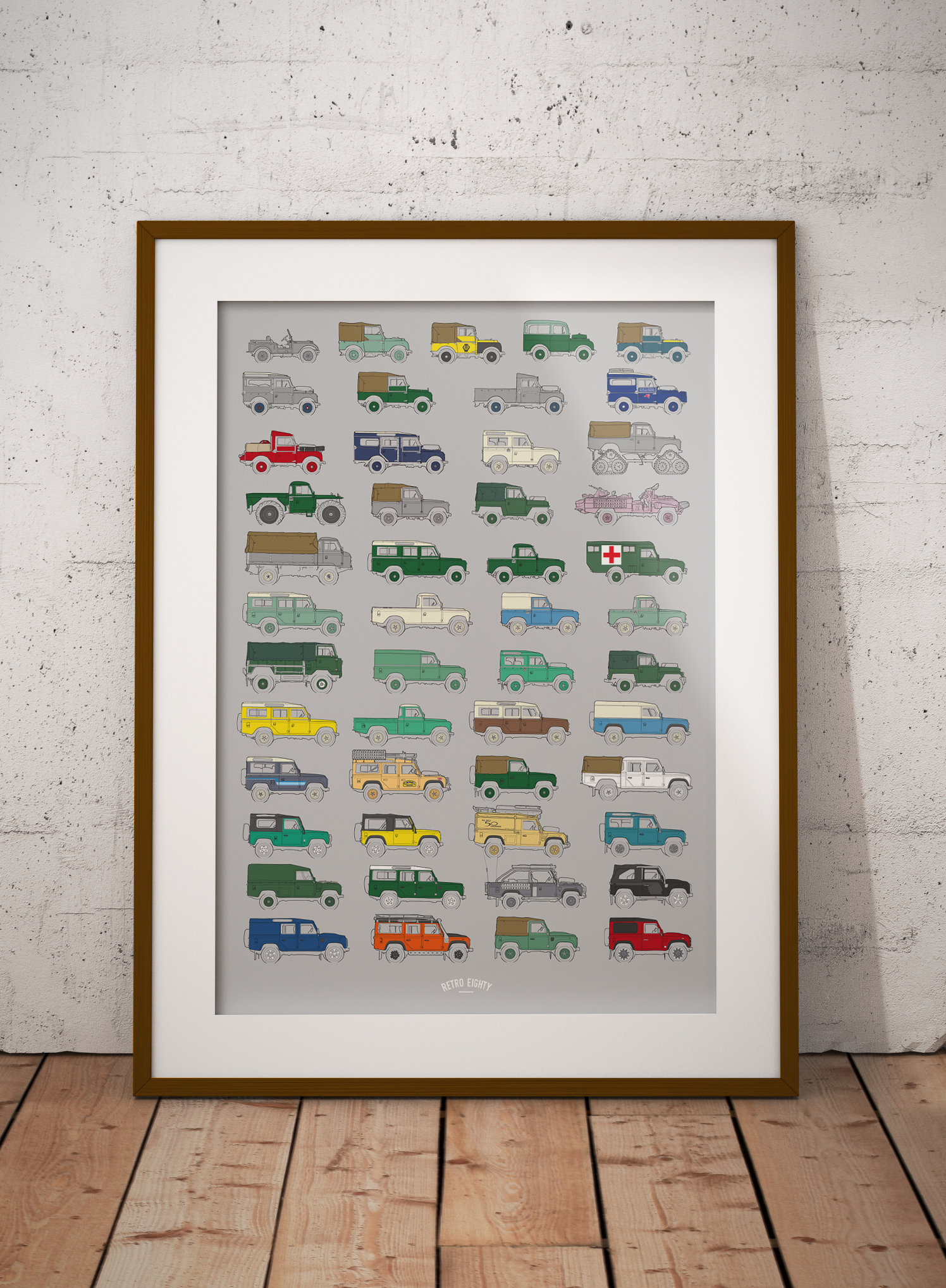 Land Rover Timeline Poster Print - Etsy
