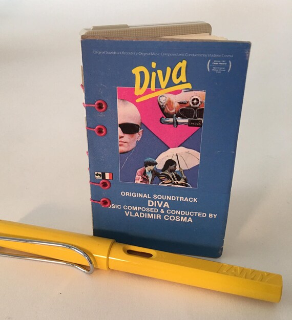 Diva original Soundtrack Cassette Blank Book | Etsy