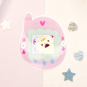 Autocollant Tamagotchi Jouet Années 90 Rétro pour Millennials Nostalgique pour décorer ordinateur portable, gourde, notebook