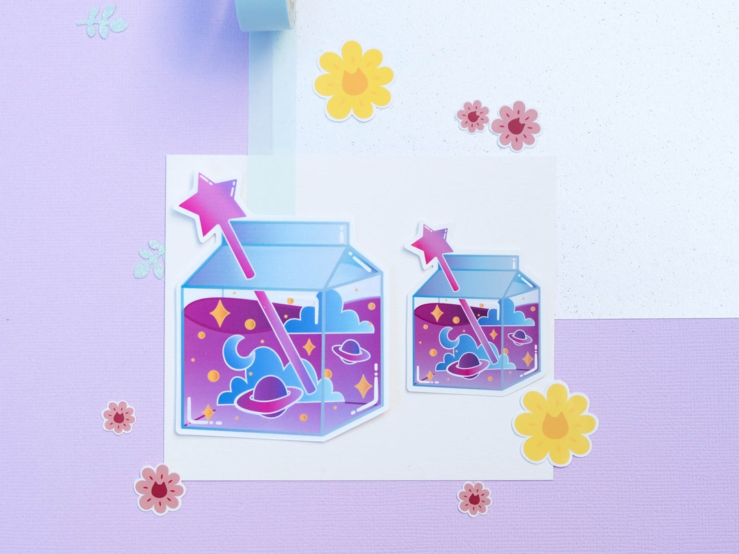 Mini Space Sticker - Kawaii Bullet Journal Vinyle - Mini Autocollant ...