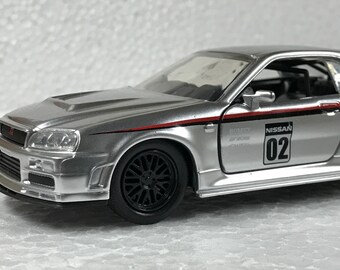 1999 02 R34 Nissan Skyline Gt R Hand Painted Decorative Etsy