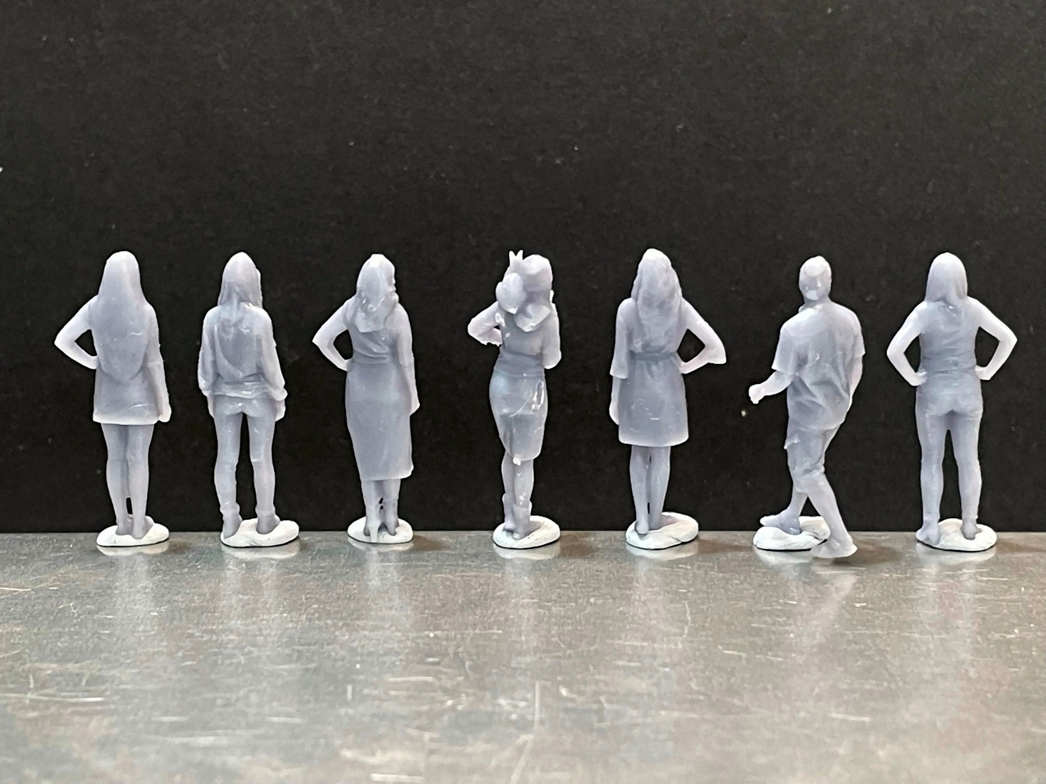 164 Miniature Human Figures Resin / unpainted great for Etsy