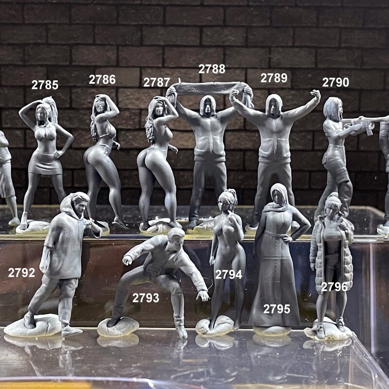 Micro Mini Diecast Figurines Etsy New Zealand