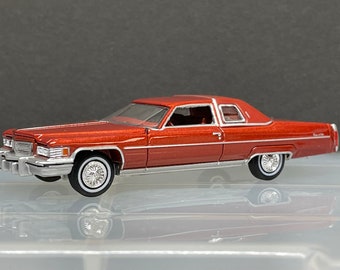 1-64 Scale / S-Scale 1975 Cadillac Coupe DeVille  - Great For Dioramas & Diecast Photography - Very Detailed