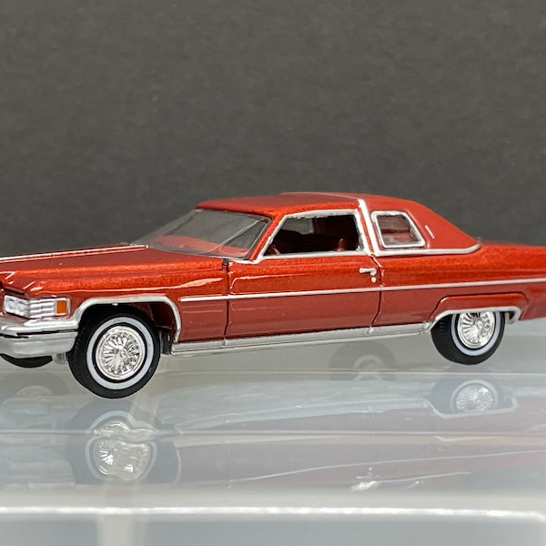 1-64 Scale / S-Scale 1975 Cadillac Coupe DeVille  - Great For Dioramas & Diecast Photography - Very Detailed